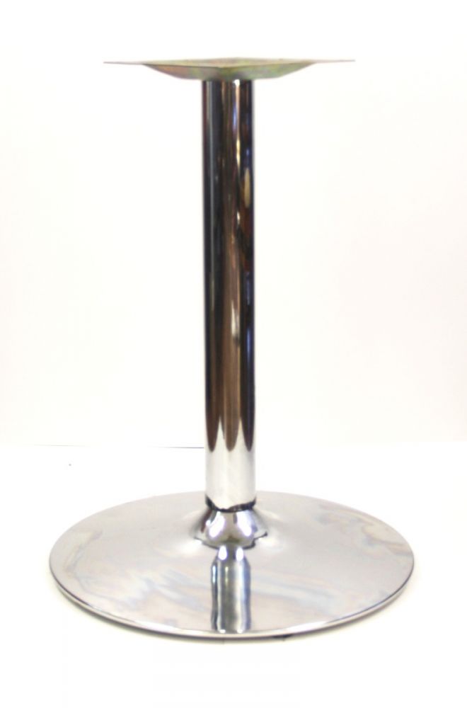 CTB30BH/ Chrome Table Base 30in Round Bar Height