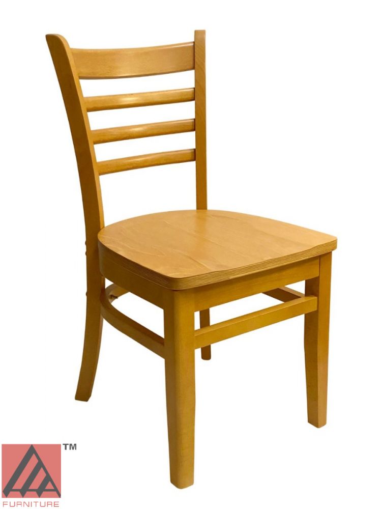 411a Beech Ladder Chair Natural Oak