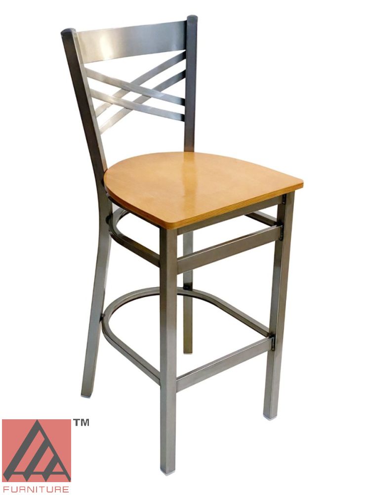 Criss cross outlet bar stools