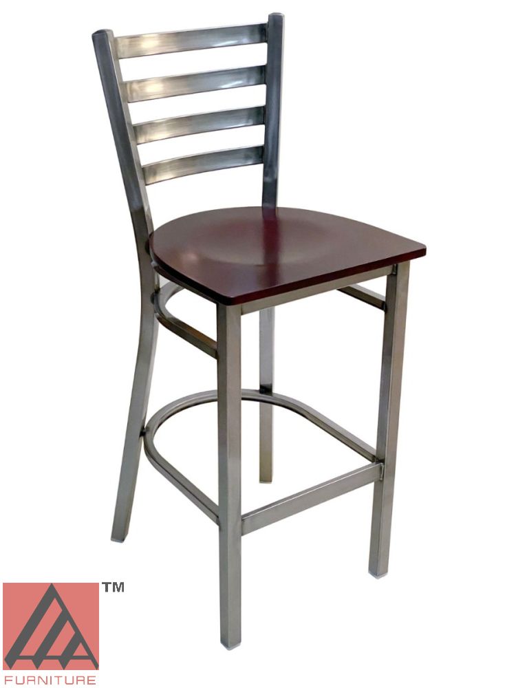 Metal ladder back sales bar stools