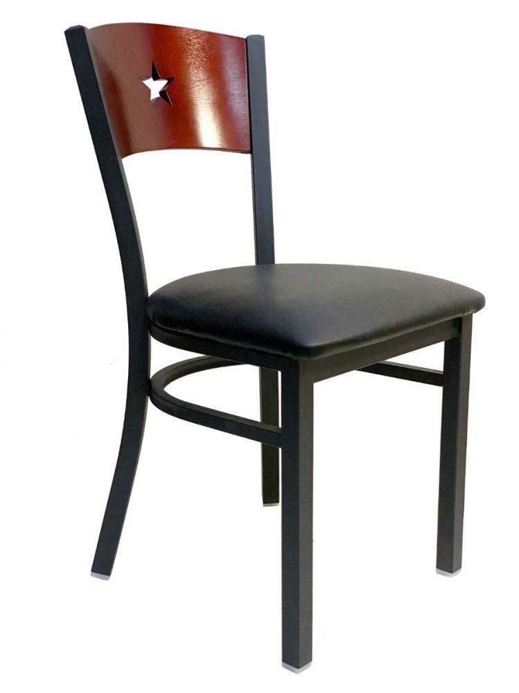 #315/STAR Star Wood Back Chair Brown