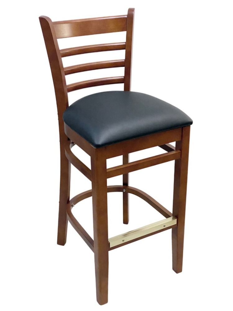 #411A-BS/ Beech Ladder Bar Stool Cherry