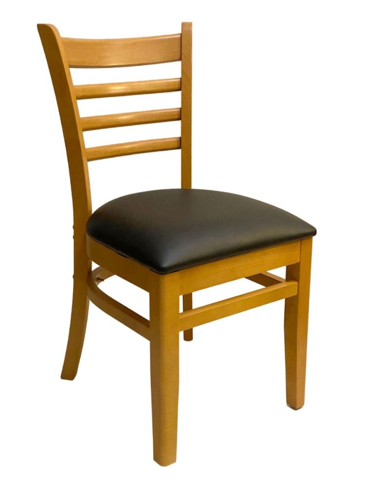 #411A/ Beech Ladder Chair Natural Oak