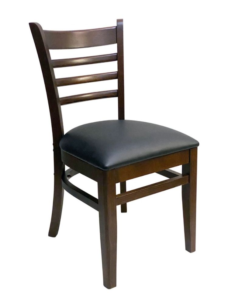 #411A/ Beech Ladder Chair Walnut