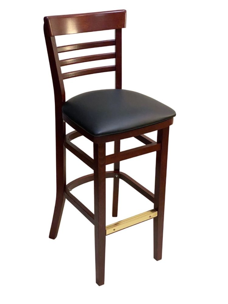 #412BS/ Steakhouse Bar Stool Mahogany