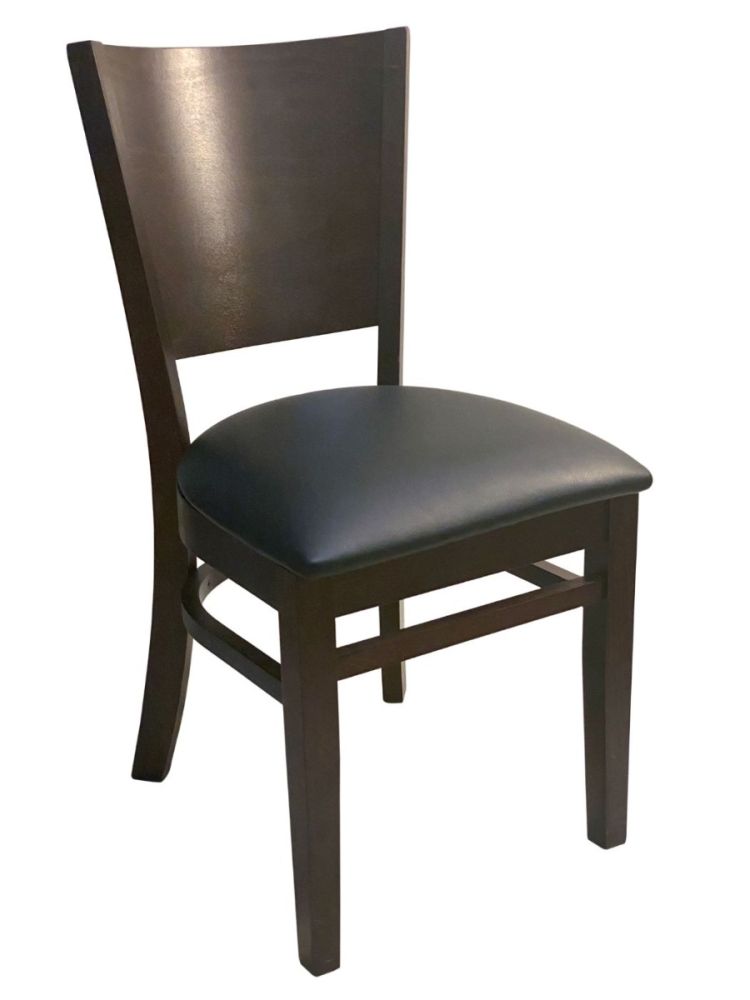 #428/ Wood Back Chair Walnut