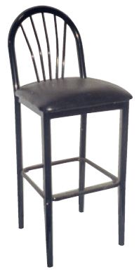 #88S-BS/ Fan Back Bar Stool