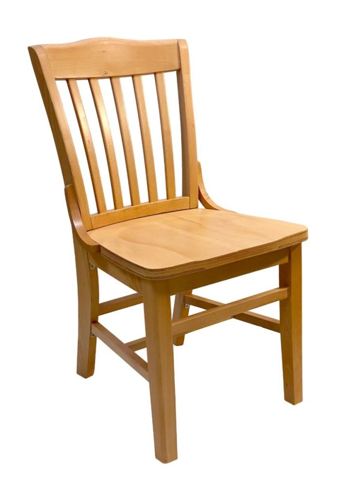 #415/ Beech School House Chair Natural