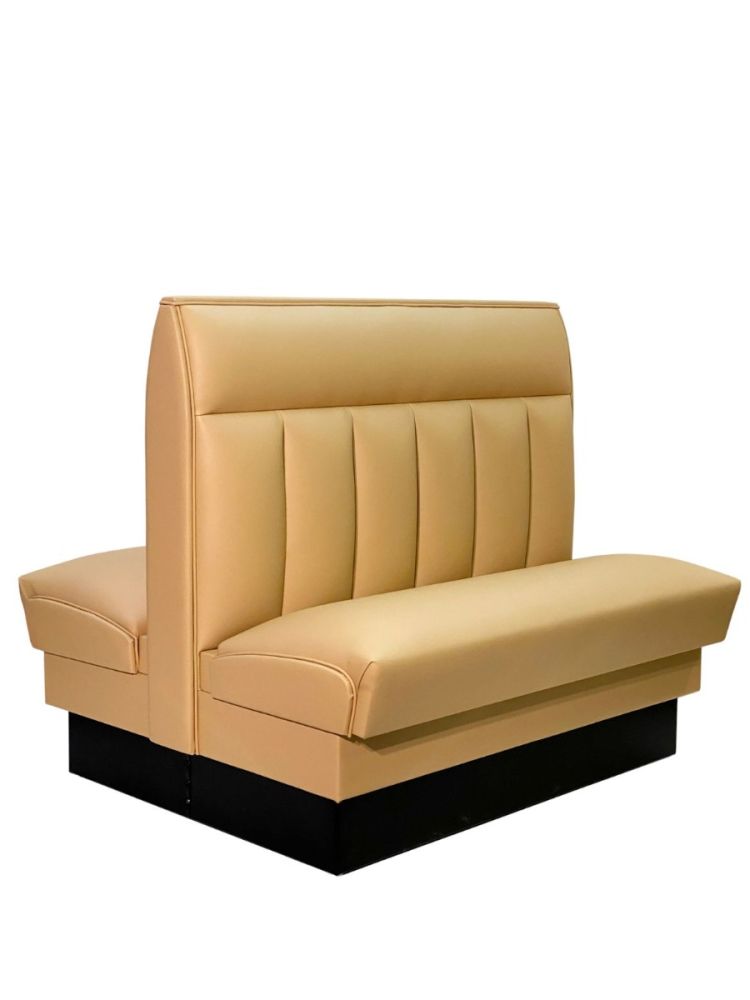 CH48D/ 48in Channel Back with Head Roll Double Booth