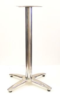 CTB2525BH/ Chrome Table Base 25inx25in Bar Height