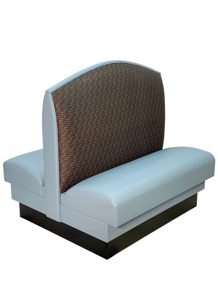 FAN48D/ 48in Fan Back Double Booth