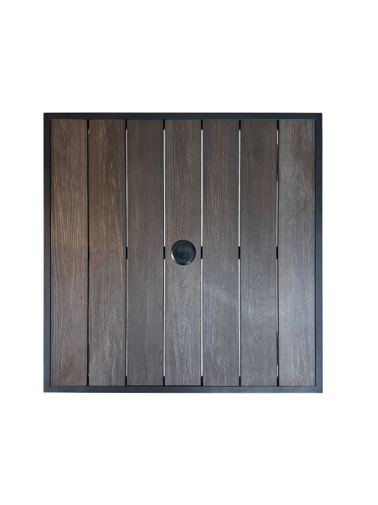 FB-WN3636BH/ Free Bird Walnut Teakwood Simulation Bar Height 36in x 36in Square