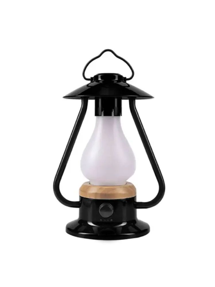 Outdoor Camping Indoor Leisure Light Retro LED Bamboo Table Lantern