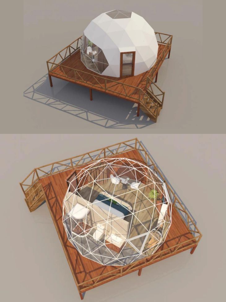 GLAMPING DOME TENT