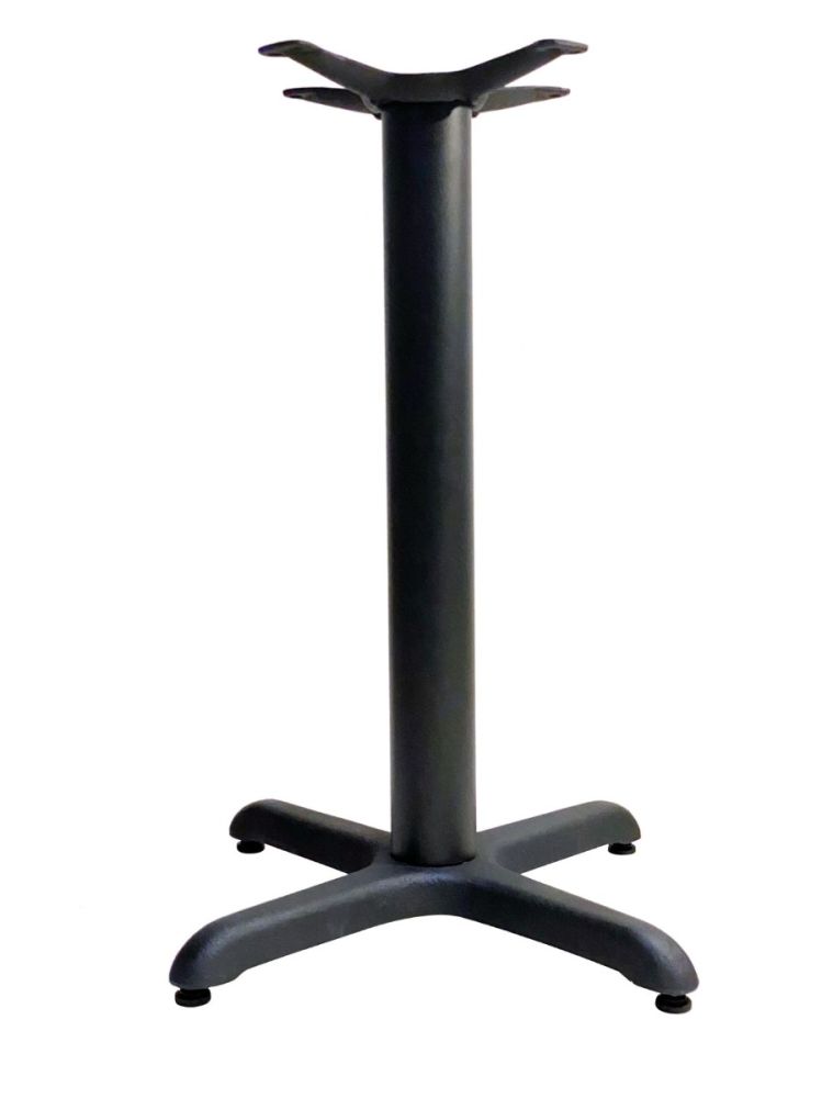 T2222BH/BLK 22in X 22in Cross Base Bar Height