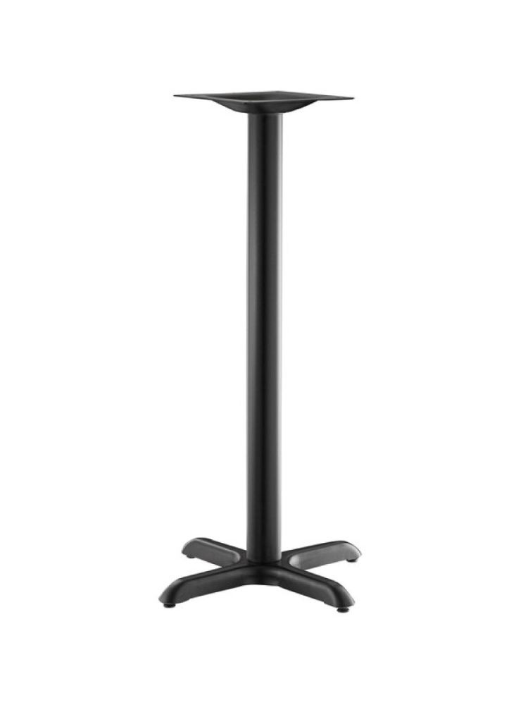 TB2222BH/BLK 22in X 22in Cross Base Bar Height