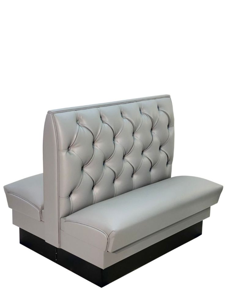 TB48D/ 48in Tufted/Diamond Back Double Booth