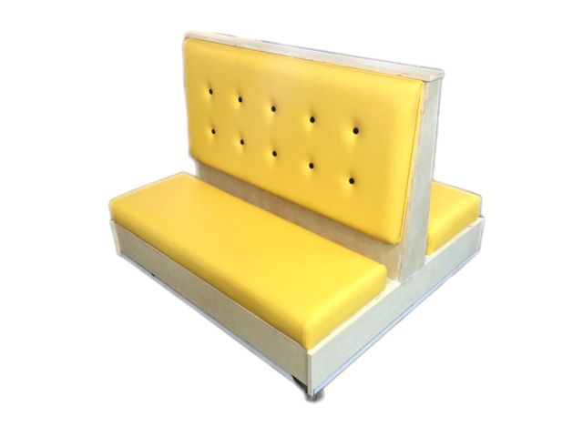 DB48D/ 48in Dotted Back Double Booth